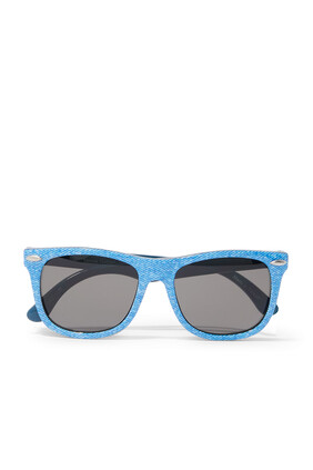 Denim Blue Wayfarer Sunglasses